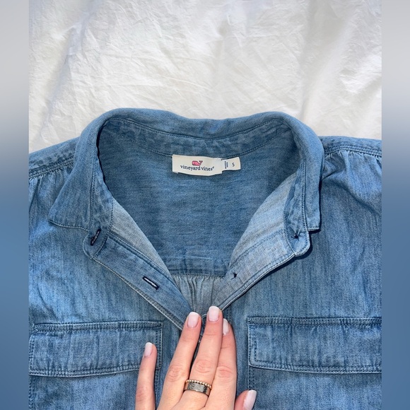 Vineyard Vines Chambray Shirtdress [S] - Picture 11 of 12